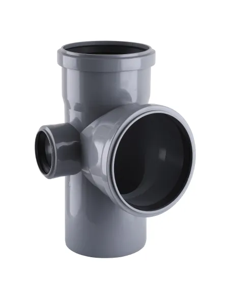 Хрестовина для внутрішньої каналізації VS Plast 110 х 110 х 50 х 90 ліва, універсальна - 1