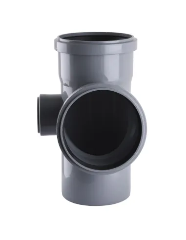 Хрестовина для внутрішньої каналізації VS Plast 110 х 110 х 50 х 90 ліва, універсальна - 2