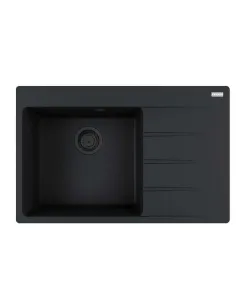 Мийка для кухні з граніту Franke CNG 611 - 78 TL Black Edition, крило праворуч - 1