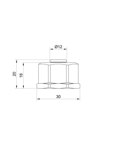 Євроконус SD Plus SD346 16 х 2 мм, 3/4 дюйми - 2