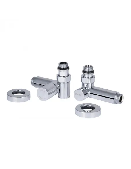 Кран для полотенцесушителя угловой SD Forte НР SF395W15HE, комплект, 1/2 дюйма - 3