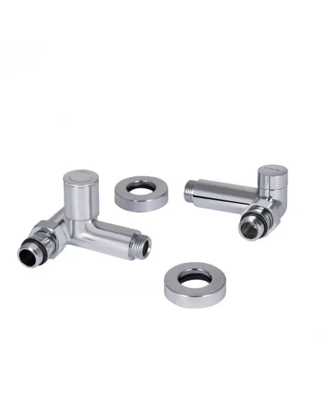 Кран для полотенцесушителя угловой SD Forte НР SF395W15HE, комплект, 1/2 дюйма - 4