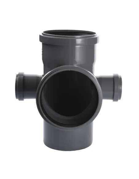 Крестовина для внутренней канализации VS Plast 110 х 110 х 50 х 50 х 90 универсальная - 1