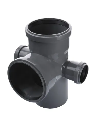 Крестовина для внутренней канализации VS Plast 110 х 110 х 50 х 50 х 90 универсальная - 2