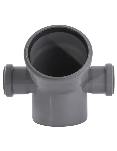 Колено для внутренней канализации VS Plast 2 пл 110 х 110 х 45 с отводом 2 х 50 мм - 2