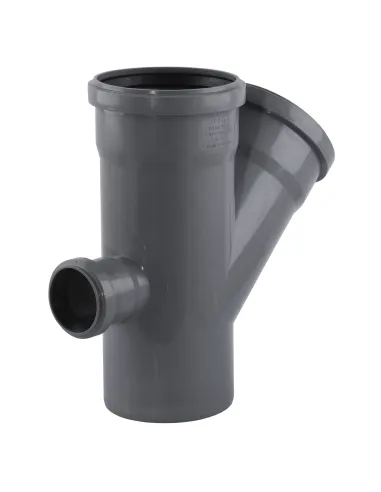 Хрестовина для внутрішньої каналізації VS Plast 1 пл 110 х 110 х 45 з відведенням 50 х 90 - 2