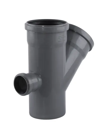 Хрестовина для внутрішньої каналізації VS Plast 1 пл 110 х 110 х 45 з відведенням 50 х 90 - 2