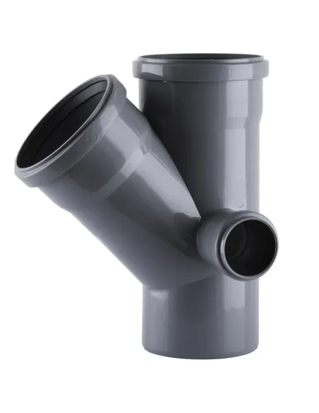 Хрестовина для внутрішньої каналізації VS Plast 2 пл 110 х 110 х 45 з відведенням 50 х 90, права - 1