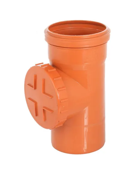 Ревізія для зовнішньої каналізації VS Plast 110 мм - 1