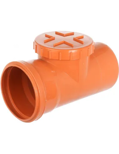 Ревізія для зовнішньої каналізації VS Plast 110 мм - 2