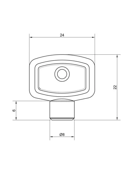 Ключ під кран Маєвського SD Plus SD197Z - 2