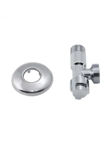 Приладовий кран кутовий Icma №519 1/2 х 3/4 дюйма - 3