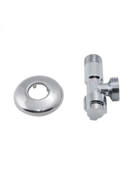 Приладовий кран кутовий Icma №519 1/2 х 3/4 дюйма - 3