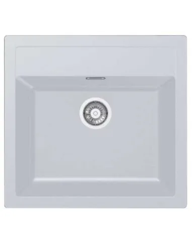 Мийка для кухні зі штучного каменю Franke SID 610-50 біла - 1