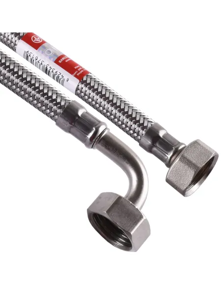 Шланг кутовий для підведення води Tucai TAQCODOHG-1212-1000 200415 1/2 x 1/2 дюйми, ВВ, 1 метр - 1