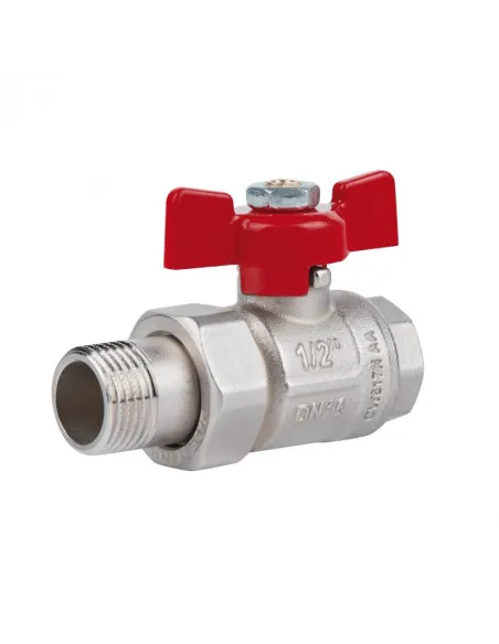 Кран шаровий прямий з американкою Icma №347 1/2 дюйма - 1