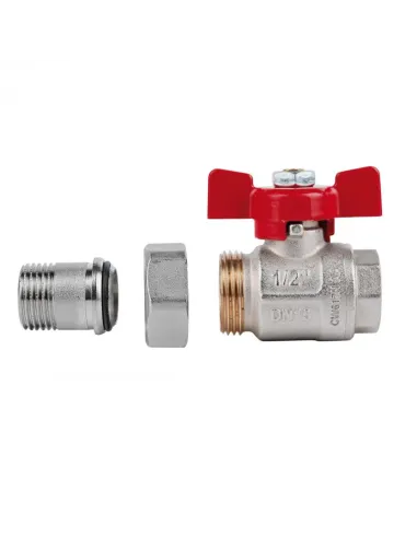 Кран шаровий прямий з американкою Icma №347 1/2 дюйма - 4