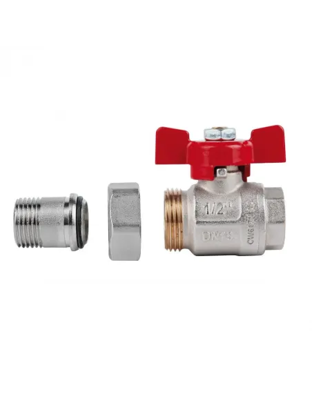 Кран шаровий прямий з американкою Icma №347 1/2 дюйма - 4