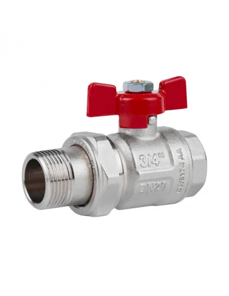 Кран шаровий прямий з американкою Icma №347 3/4 дюйма - 1