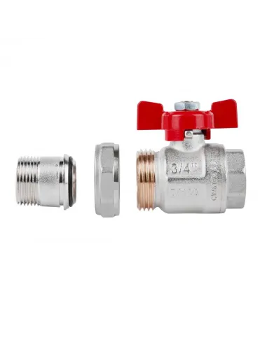 Кран шаровий прямий з американкою Icma №347 3/4 дюйма - 4