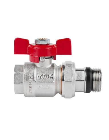 Кран шаровий прямий з американкою Icma №348, антипротечка, 1/2 дюйма - 3