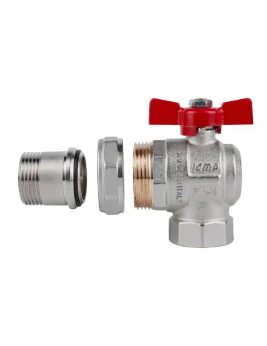 Кран шаровий з американкою Icma FAR. ROSSA №361 1 дюйм - 4