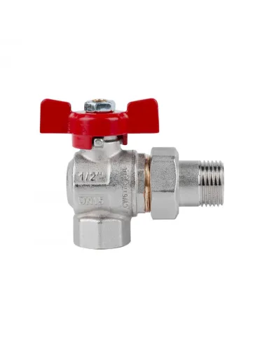 Кран шаровий з американкою Icma FAR. ROSSA №361 1/2 дюйми - 3