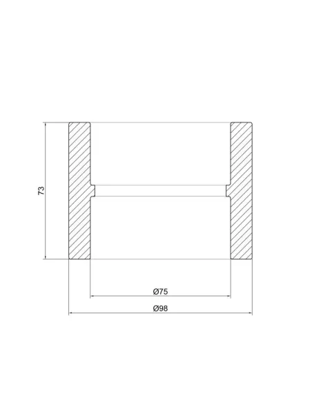 Муфта соединительная для полипропиленовых труб Thermo Alliance 75 мм - 2 Муфта соединительная для полипропиленовых труб Thermo Alliance 75 мм - 2