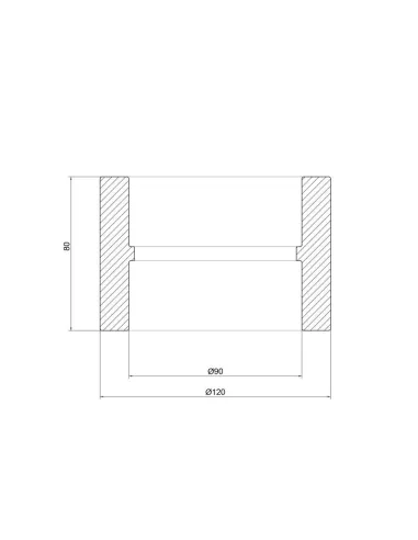 Муфта соединительная для полипропиленовых труб Thermo Alliance 90 мм - 2