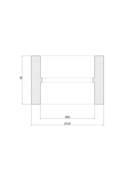 Муфта соединительная для полипропиленовых труб Thermo Alliance 90 мм - 2