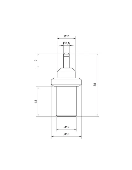 Термоэлемент для антиконденсационного клапана Icma №5840 - 2