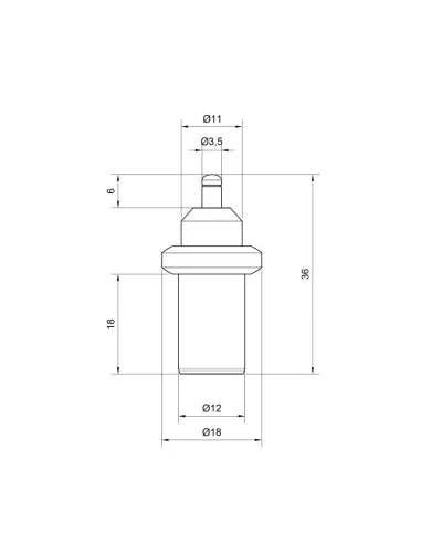 Термоелемент для антиконденсаційного клапана Icma №8749 - 2
