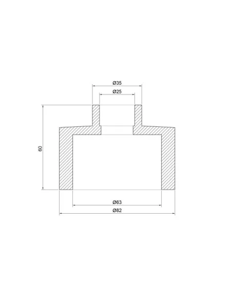 Муфта редукционная для полипропиленовых труб Thermo Alliance 63 х 25 мм - 2 Муфта редукционная для полипропиленовых труб Thermo Alliance 63 х 25 мм - 2