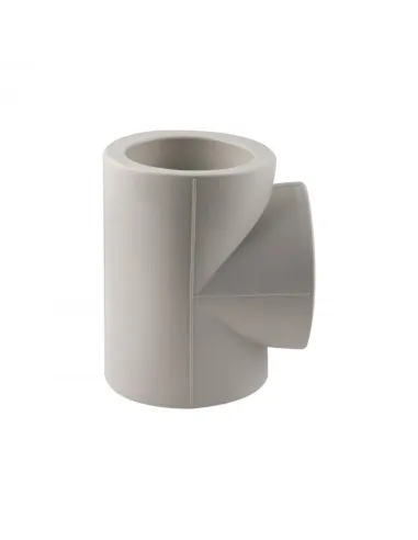 Трійник для поліпропіленових труб Thermo Alliance 90 мм - 3