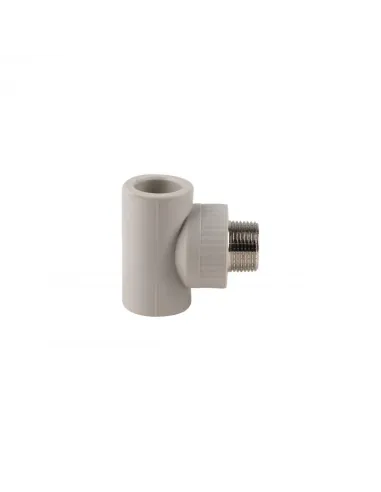 Трійник для поліпропіленових труб Thermo Alliance НР 25 х 3/4 х 25 мм - 3