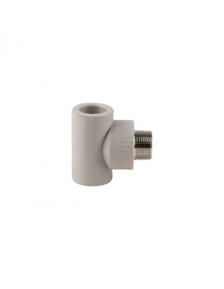 Трійник для поліпропіленових труб Thermo Alliance НР 25 х 3/4 х 25 мм - 3