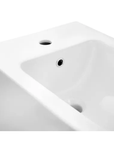 Биде подвесное Q-Tap Crow QT05555370W White, 520х360х290 мм - 4