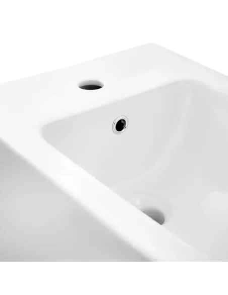 Биде подвесное Q-Tap Crow QT05555370W White, 520х360х290 мм - 4