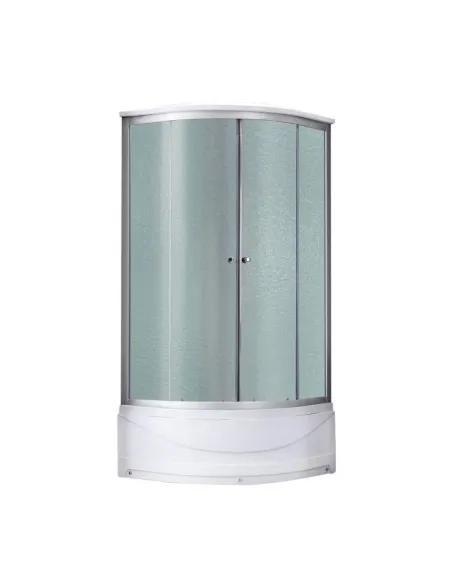 Гідробокс з високим піддоном Lidz Tani Frost SBM90x90.SAT.HIGH.FR, напівкруглий - 1