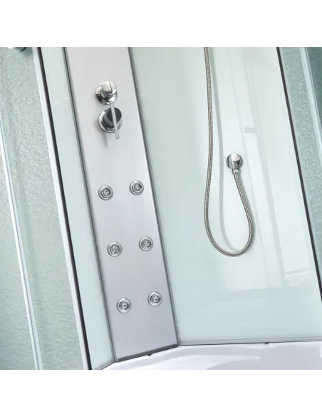 Гідробокс з високим піддоном Lidz Tani Frost SBM90x90.SAT.HIGH.FR, напівкруглий - 5