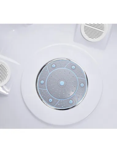 Гідробокс з високим піддоном Lidz Tani Frost SBM90x90.SAT.HIGH.FR, напівкруглий - 7