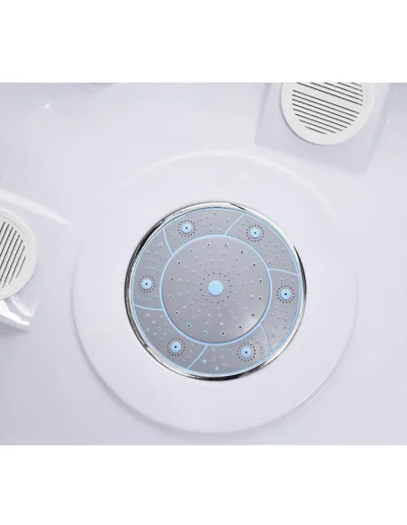 Гідробокс з високим піддоном Lidz Tani Frost SBM90x90.SAT.HIGH.FR, напівкруглий - 7