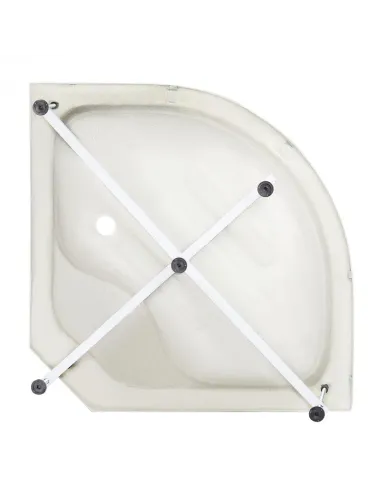 Гідробокс з високим піддоном Lidz Tani Frost SBM90x90.SAT.HIGH.FR, напівкруглий - 12