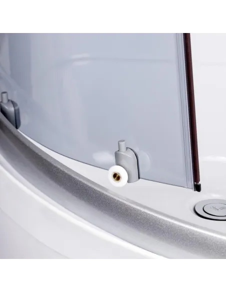 Гідробокс з високим піддоном Lidz Tani SBM90x90.SAT.HIGH.GR, напівкруглий - 6