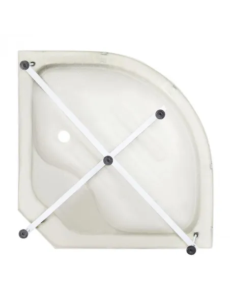 Гідробокс з високим піддоном Lidz Tani SBM90x90.SAT.HIGH.GR, напівкруглий - 12