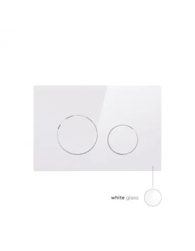 Клавиша смыва для инсталляции Q-Tap Nest QT0111M11110W, белая - 4