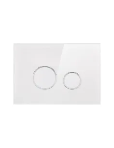 Клавіша змиву для інсталяції Q-Tap Nest QT0111V1164GW, біла - 1
