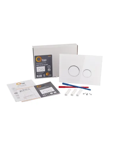 Клавиша смыва для инсталляции Q-Tap Nest QT0111V1164GW, белая - 5