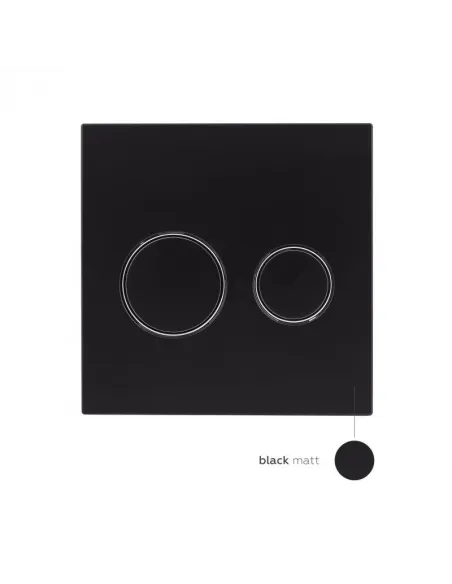 Клавіша змиву для встановлення Q-Tap Nest Uni QT0211P01V1178MB, чорна - 4