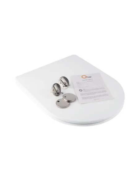 Сиденье для унитаза Q-Тap Swan Jay Slim QT1699SC5176W, микролифт - 7